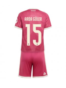 Otroški Nogometna dresi replika Real Madrid Arda Guler #15 Tretji 2026-27 Kratek rokav (+ hlače)